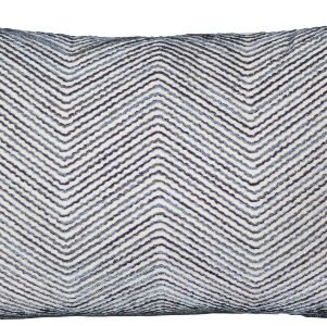 ALMOFADA VELUDO OFF 35X52 BORD BOUCLE MESCLA MISSONI AZUL