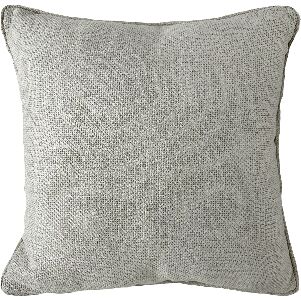 ALMOFADA LINHO BEGE 52X52 LISA C/ CORD&Atilde;O