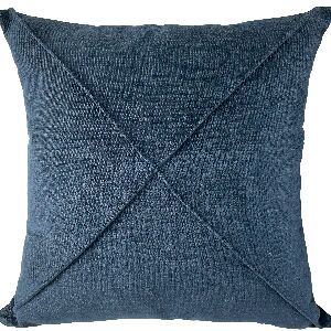 ALMOFADA LINHO MARINHO 52X52 COM NERVURA MARINHO 2