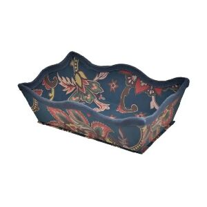 CAIXA WAVE PAISLEY BLUE 26X16X8CM