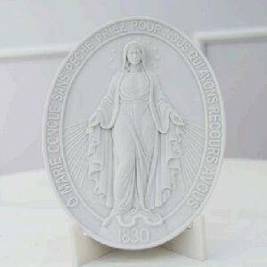 MEDALHA N.SRA DAS GRA&Ccedil;AS 15CM C/ SUPORTE