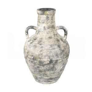 VASO DE CER&Acirc;MICA CINZA R&Uacute;STICO 75502 53x31cm