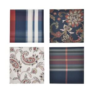 KIT C/ 4 GUARDANAPOS TARTANS 55CM