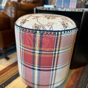 PUFF REDONDO TARTANS CAMERON E PAISLEY