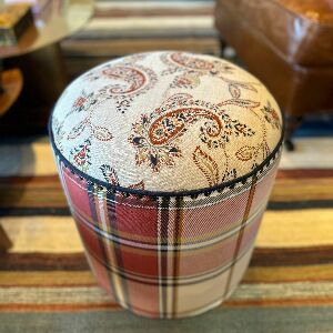 PUFF REDONDO TARTANS CAMERON E PAISLEY