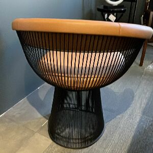 T-POLTRONA PLATNER FERRO PRETO TEC. 