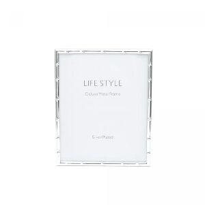 PORTA-RETRATO ACO BAMBU PRATEADO 13X18CM