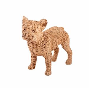 ESCULTURA DE CACHORRO EM RESINA 72538 14x30x30cm