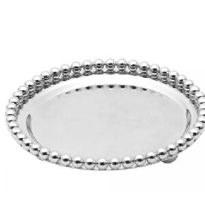 BANDEJA DE ZAMAC NIQUELADO BALLS 13,5X2,5CM