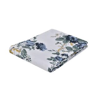CAPA DUVET PEONIA AZUL FUNDO OFF QUEEN