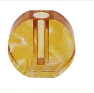 MINI VASO EM CRISTAL AMARELO AH0370