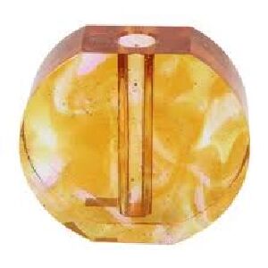 MINI VASO EM CRISTAL AMARELO AH0371