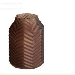 VASO DE VIDRO MARROM BC0107