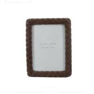 PORTA RETRATOS DE RESINA MARROM CD0198