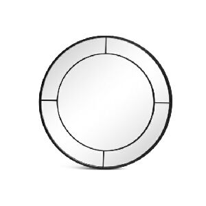 ESPELHO COM MOLDURA DE METAL PRETO RFA0005