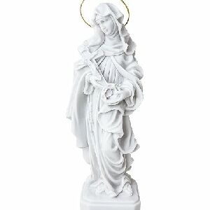 IMAGEM SANTA RITA 28CM C/AUREOLA DOURADA