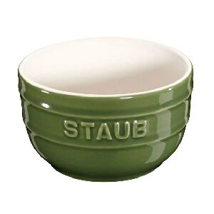 CONJ. RAMEKIN 2PE&Ccedil;AS 8CM VERDE BASIL CER&Acirc;MICA