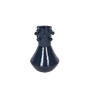 VASO DECORATIVO EM METAL AZUL VE0182