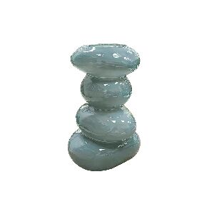 VASO DECORATIVO ORGANICO EM VI BY0005