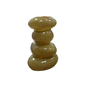 VASO DECORATIVO ORGANICO EM VI BY0006