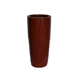 VASO ANDRIA VITRIFICADO VERMELHO 32X66cm
