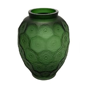 VASO EM VIDRO VERDE