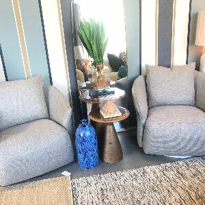 POLTRONA NEW BLAKE 90D BASE GIRATORIA 90X83X44CM