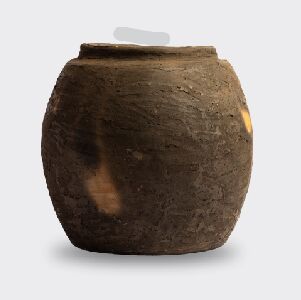 VASO ARTESANAL CER&Acirc;MICO PENSEIRA BRUTA