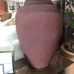 LUZEIRO CER DEC BOLICHE 3 GDE 37X57 CM CACAU C/TEXTURA COD 08523