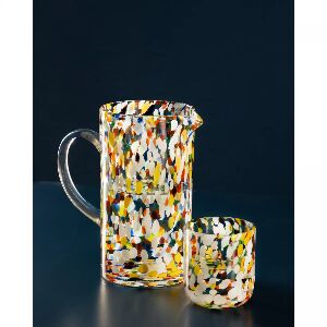 CONJ 2 COPOS VIDRO AQUARELHA 280ML