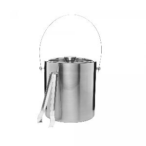 BALDE DE GELO A&Ccedil;O INOX OLD FASHIONED