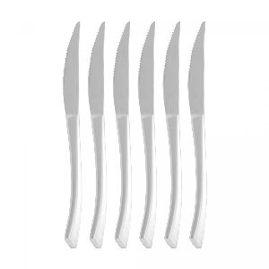 CONJ 6 FACAS PARA CHURRASCO BERNA A&Ccedil;O INOX