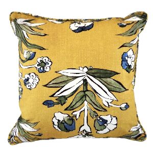 ALMOFADA 60X60 FLORAL CURCUMA