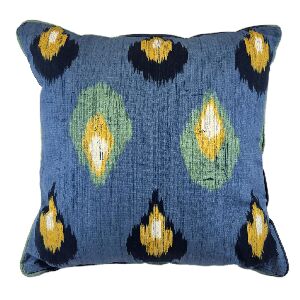 ALMOFADA 60X60 IKAT DENIM