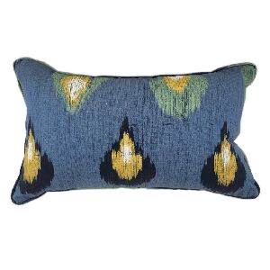 ALMOFADA 50X30 IKAT DENIM