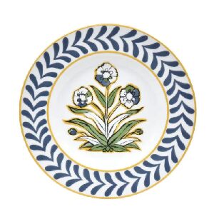 PRATO SOBREMESA FLORAL ZANZIBA