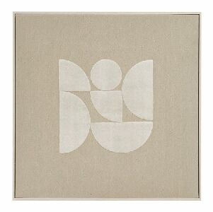 QUADRO EM LINHO TEXTURIZADO REF 18177-B