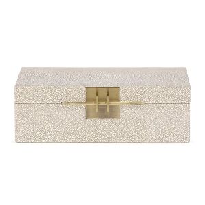 CAIXA EM MDF COM REVESTIMENTO EM PU