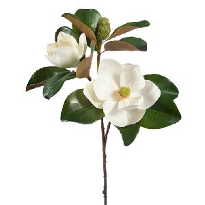 MAGNOLIA GALHO X3 76CM BRANCA REF 8873BR