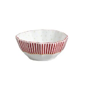 CONJ BOWLS C/FILETE CHRISTMAS CHARM