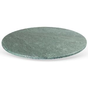 BANDEJA GIRATORIA EM MARMORE VERDE