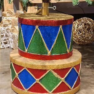 BASE ARV NATAL D/TAMBOR CLR 46CM () C/1 UN