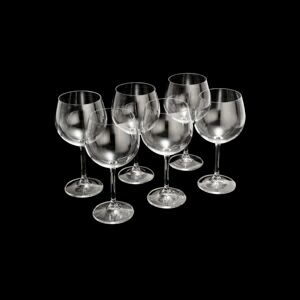 CJ 6 TACAS CRISTAL ECOLOGICO (LIVRE DE CHUMBO) P/GIN GASTRO/COLIBRI 570ml