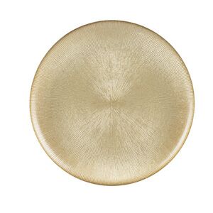 PRATO SOBREMESA DOTS DOURADO