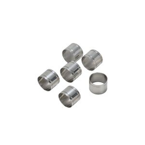 CJ 6 PC ANEIS P/GUARDANAPO DE PRATA ELEGANCE