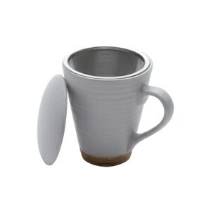 CANECA CERAMICA C/INFUSOR ROMANCE