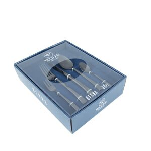 FAQUEIRO 30PC ACO INOX BERNA PRETO FOSCO