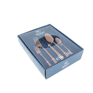 FAQUEIRO 30PC ACO INOX BERNA ROSE FOSCO