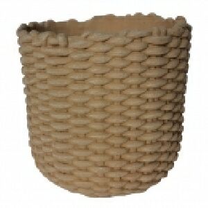 CACHEPOT DE CIMENTO BEGE