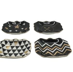 CONJ DE PRATOS EM CERAMICA 4 PCS